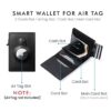RFID Leather Slim Pop Up Airtag Wallet