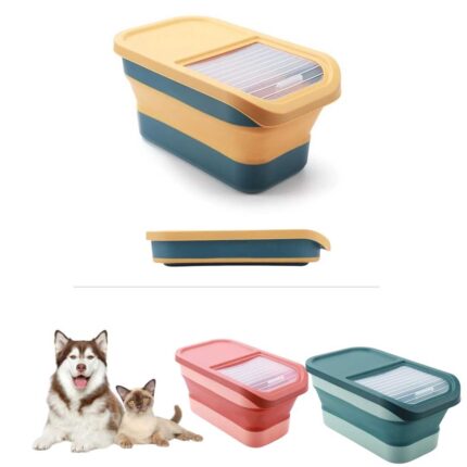 13lb Folding Dog Food Container