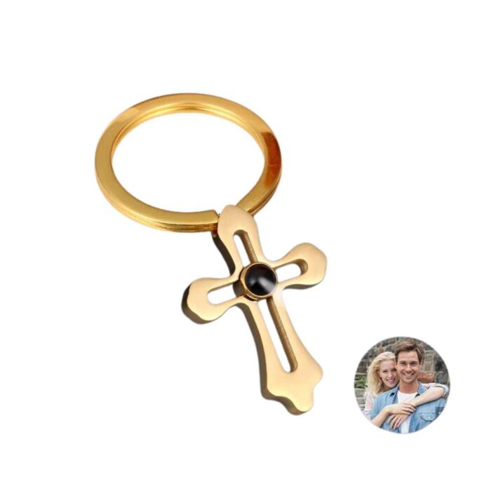 Personalised Photo Key Ring | Picture on Keychain for Women, Men and Couples