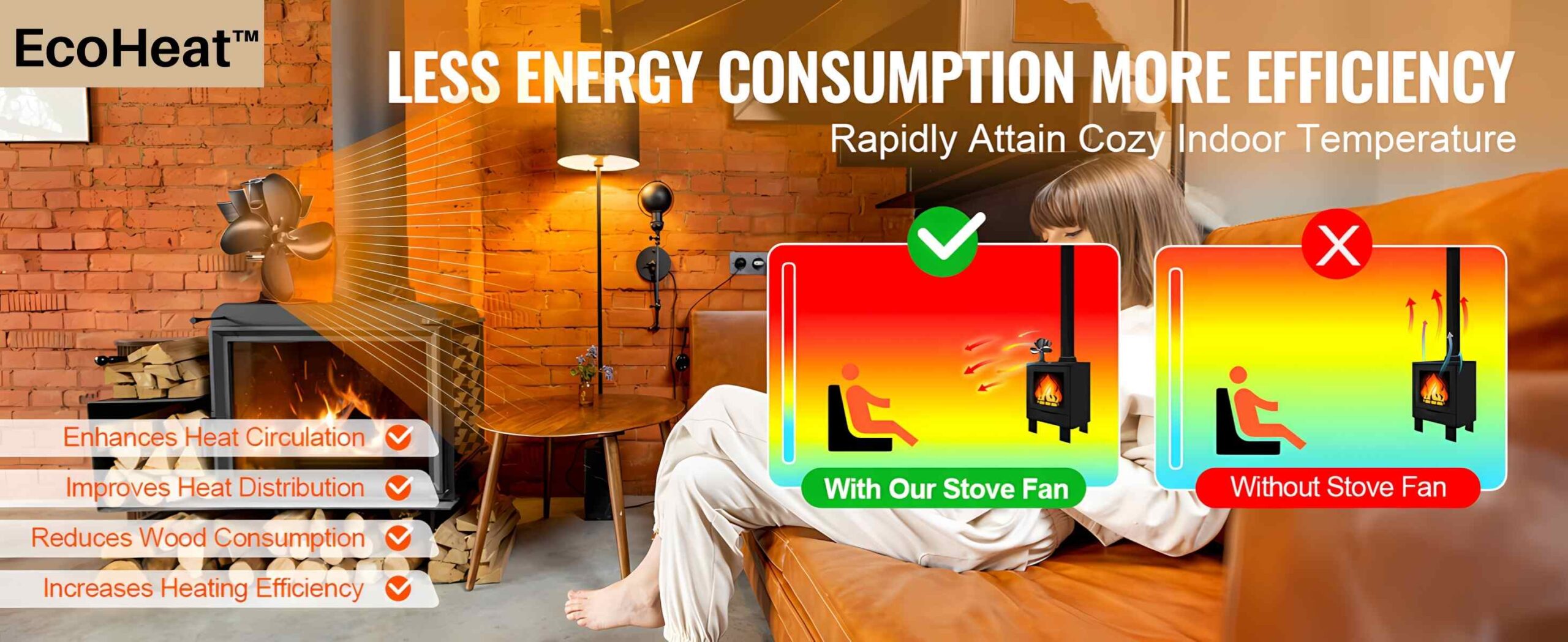 wood stove fan, log burner fan, stove fan, fireplace stove fan, burning stove fan, best log burner fan