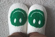 CozyStep™ Women's Smiley Face Slippers - Cute Plush photo review