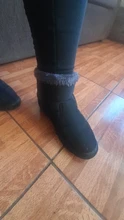 SnowGlam™ Warm Women's Mini Boots photo review