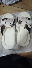 Cute Cow Slippers - Funny Animal Plush Slippers for Women photo review